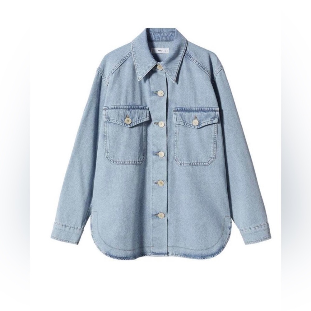 NWT Mango Denim Shirt